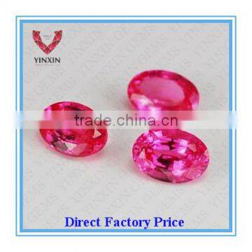 Oval #3 Synthetic Ruby Corundum