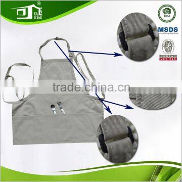 Trade Assurance Poly and Cotton Three Pockets Bib Aprons photo-3