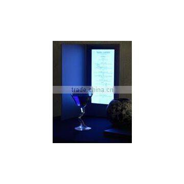 acrylic led sign boards / restaurant bill folder / led check presenter