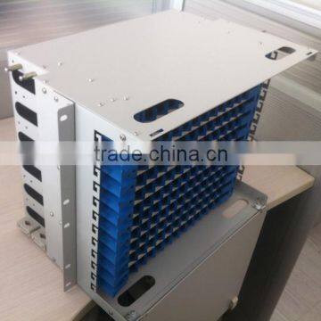 China supplier fiber optic equiment 19 inch rack mounted ODF Unit box 144 Core