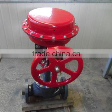 made in china direct acting water welded regulating valve with pneumatic