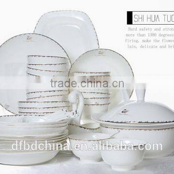 50pcs Bone china dinner set/dinnerware sets