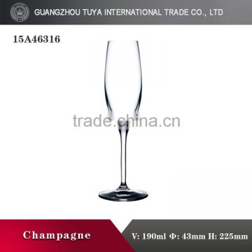 Germany lead free crystal custom logo champagne glass