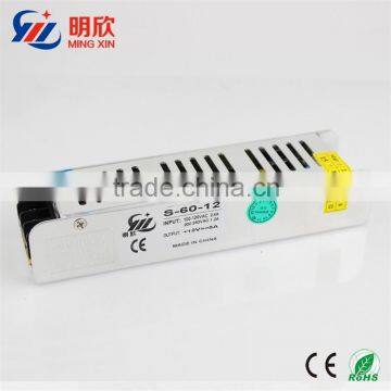 New Style Slim Led Power Supply 60W 12V DC Switching Power Supply