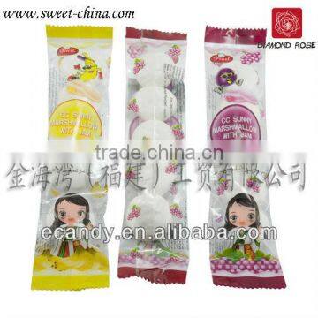 marshmallow with jam