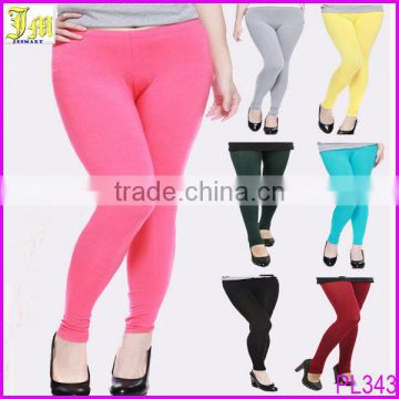 Wholesale Plus Size Colorful Printed Modal Leggings Footless