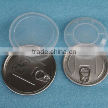 Food Grade Ring Pull Can Lids 206# 58mm Aluminum Easy Open End