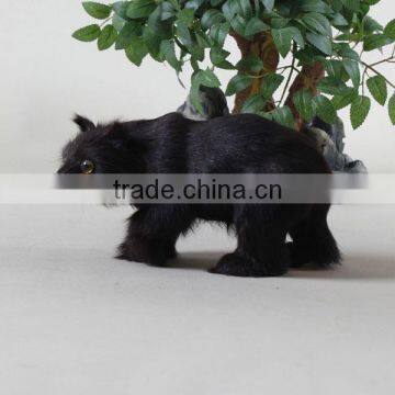 Realistic Stuffed Animals Real Fur Polar Bear photo-3