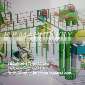 ring die wood pellet production line popular in Malaysia