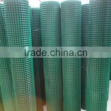 1/2"X1/2" hole size green coated welded wire mesh roll