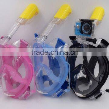 2017 New Model One Piece Full Face Snorkle Mask
