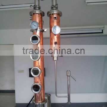 vodka rum whiskey home distilling equipment copper distillation column