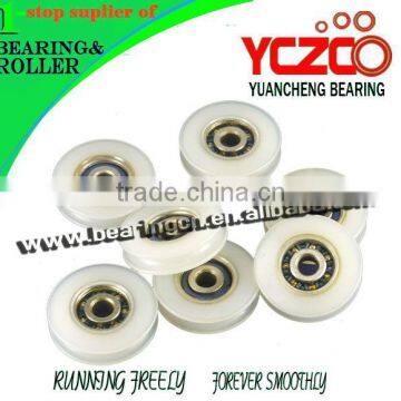 aluminum sliding window roller bearing,plastic bearing pulley