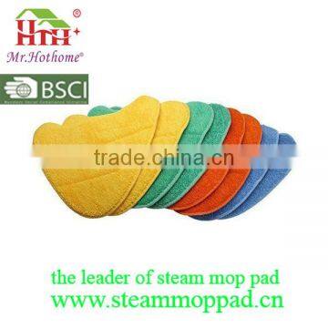 8pcs New Design Popular Colorful Cleaning Equipment Microfiber Coral Steam Mop Pads