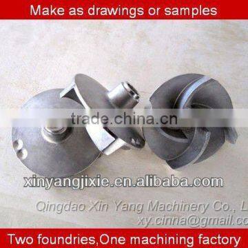 CNC machining customized cast iron water pump impeller