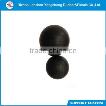 high quality circle natural rubber black ball rubber ball