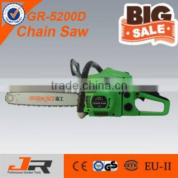 GR-5200D gasoline powerful garden tools Chainsaw/Chain saw/cutting machine