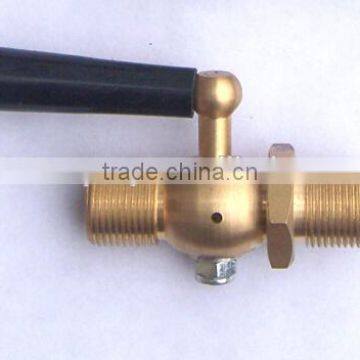 Brass gauge cock, pressure cock valve