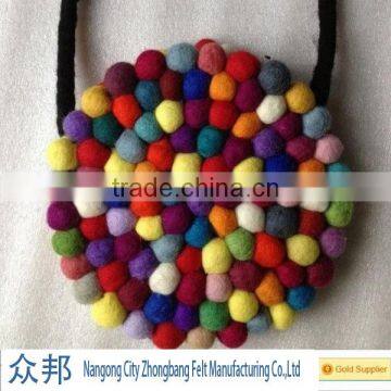 Colorful Felt Balls 2cm Decoration Felt Balls photo-3