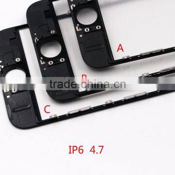 Shenzhen Mobile Phone Parts for Iphone6 Front Glass Cold Press Glue Frame With Oca Assembly Replacements Glass photo-2