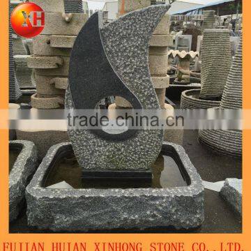 natural water fountain, outdoor stone fountain, garden water fountain