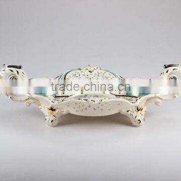 BISINI Luxury Plates/Dishes, Royal Blue Series Plates/Dishes, Home Decorative Items Ceramic Plates/Dishes (BF01-S508-01A)