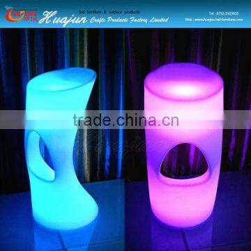 New night club bar stools led plastic bar stools,home party and event luminous led chair