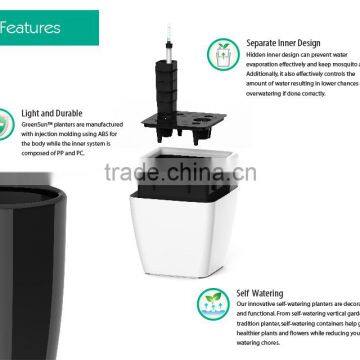 Hotsale Decorative Plant Pots Indoor With Self Watering photo-3