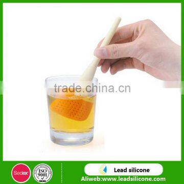 Wholesale Colorful Silicone Tea Infuser/High Quality Tea Tool Silicone Tea Strainer photo-3