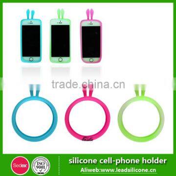 Promotional gift universal silicone phone ring case