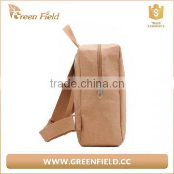 Day backpack kraft paper backpack strong washable paper laptop backpack