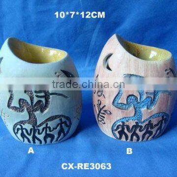 Ceramic oil burners