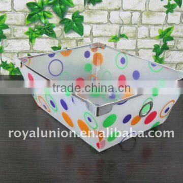 Plastic Metal Edging Fruit Basket