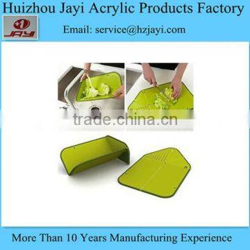 Factory Wholesale Custom Made Acrylic Chopping Board Set,clear Glass Chopping Board photo-5