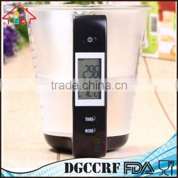 Reliable Factory Electronic Digital Kitchen Plastic Measuring Cup Scale With LCD Display photo-3