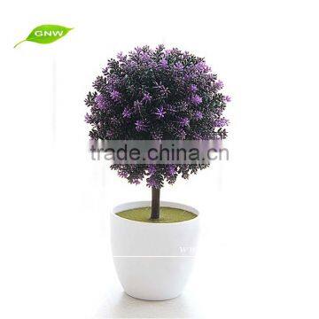 GNW GP020 Unique Artificial Coloured Plastic Plant Pots for Office Decoration photo-4