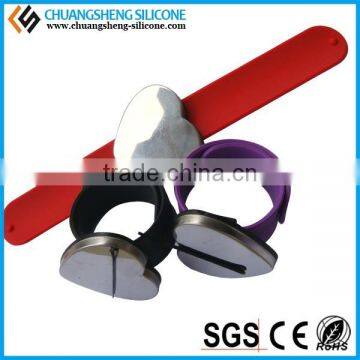 Personalized Silicone Bracelets Simple Design Fashion Jewelry photo-5