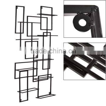 2016 Fasion Wall Mount Bottle Rack 10 Bottles Metal Wine Holder photo-4