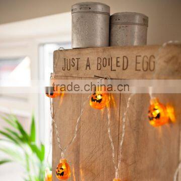 10 Halloween Pumpkin Battery Operated LED Fairy Lights photo-3