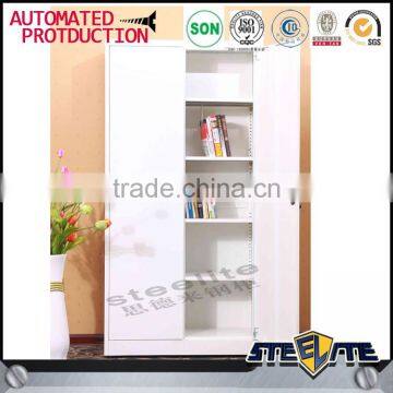 5 tiers design white comic book storage cabinet