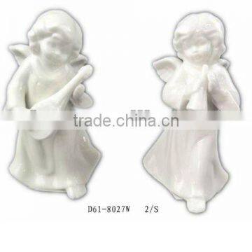 Ceramic angel statue