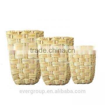 PE Rattan Garden Flower Boxes Planters With Plastic Liner for Planting photo-5