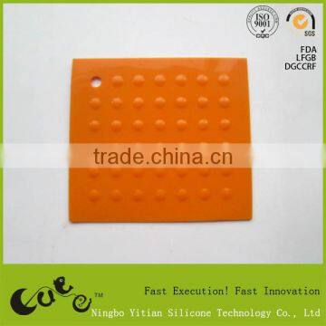 Square shape Anti slip silicon mat FDA