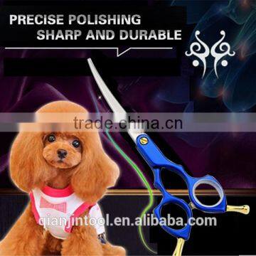 2017 Latest style 440C beauty equipment safety pet grooming scissors for dog pet