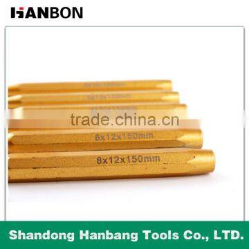 6 Pcs Golded Punch & Chisel Sets photo-5