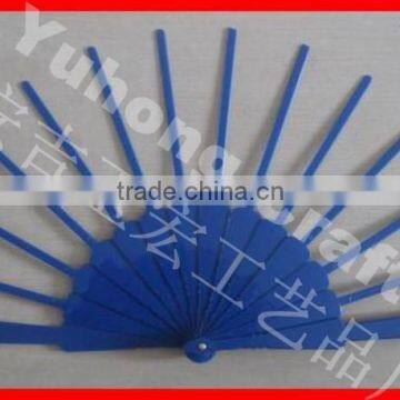 Colorful plastic frame folding fan ribs