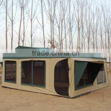 14oz Canvas Trailer Tent With Skylight for Truck Made in China photo-3