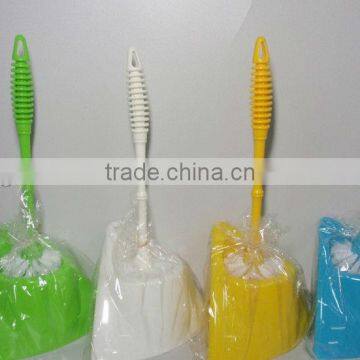 Plastic Toilet Brush Set