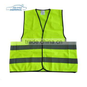 Wholesale traffic high visibility safety vest with pockets