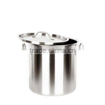 100Liter LOW MOQ commercial Induction large stainless steel stock pots